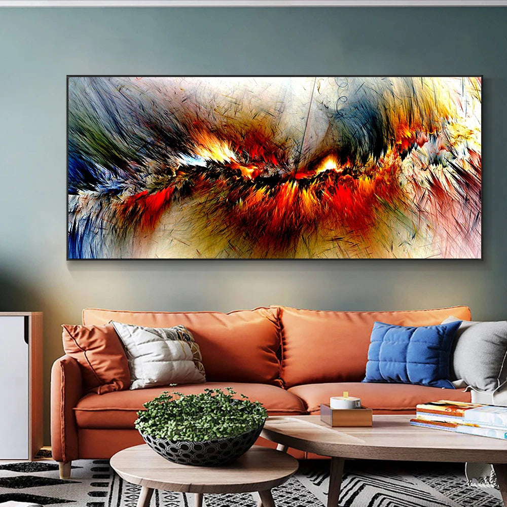 Modern Abstract Oil Painting Print