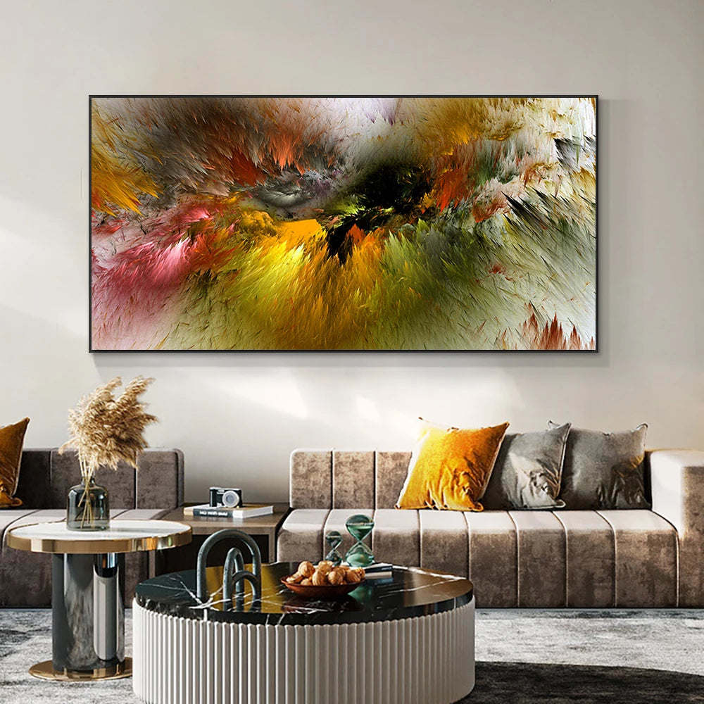 Modern Abstract Oil Painting Print