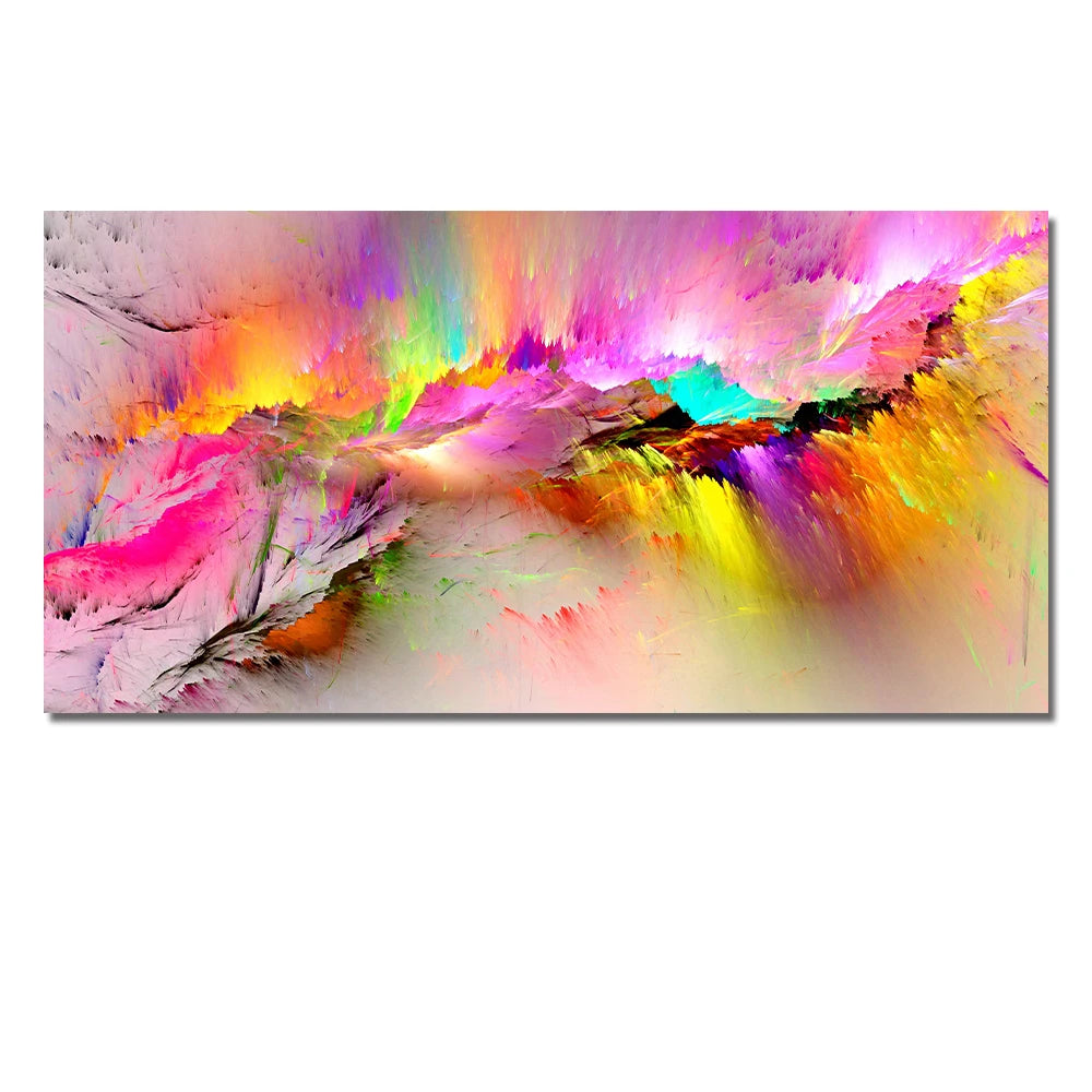 Modern Abstract Oil Painting Print