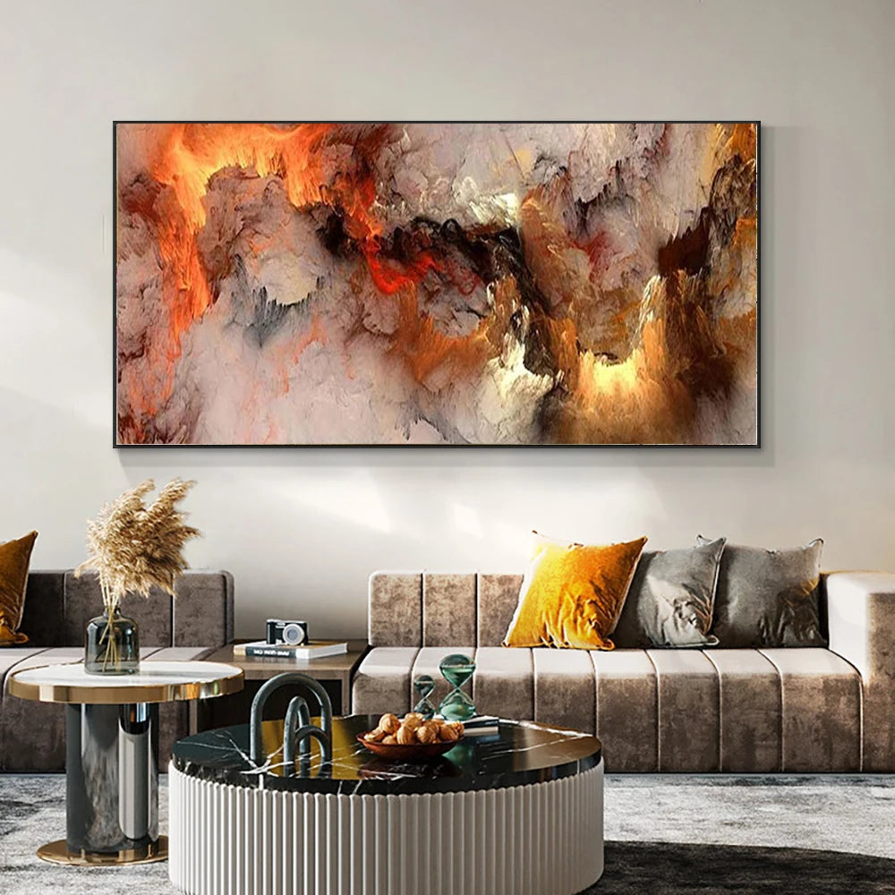 Modern Abstract Oil Painting Print