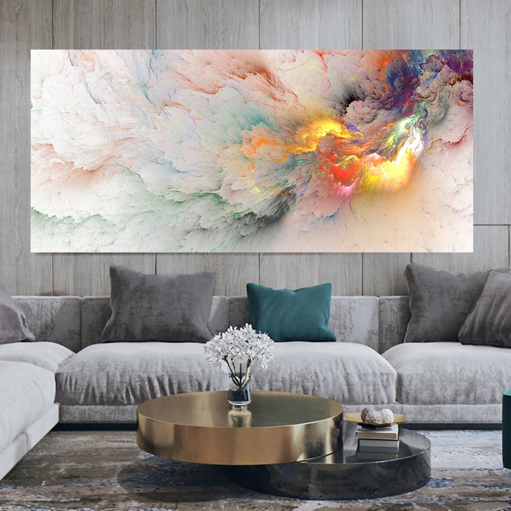 Modern Abstract Oil Painting Print