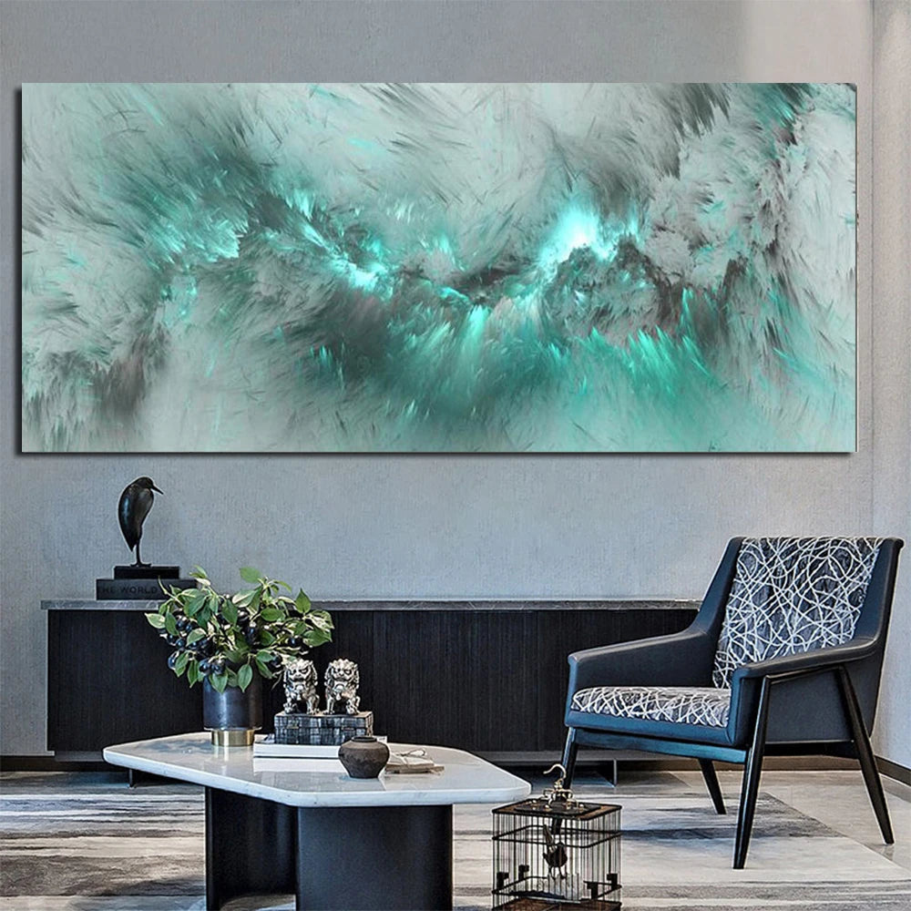 Modern Abstract Oil Painting Print