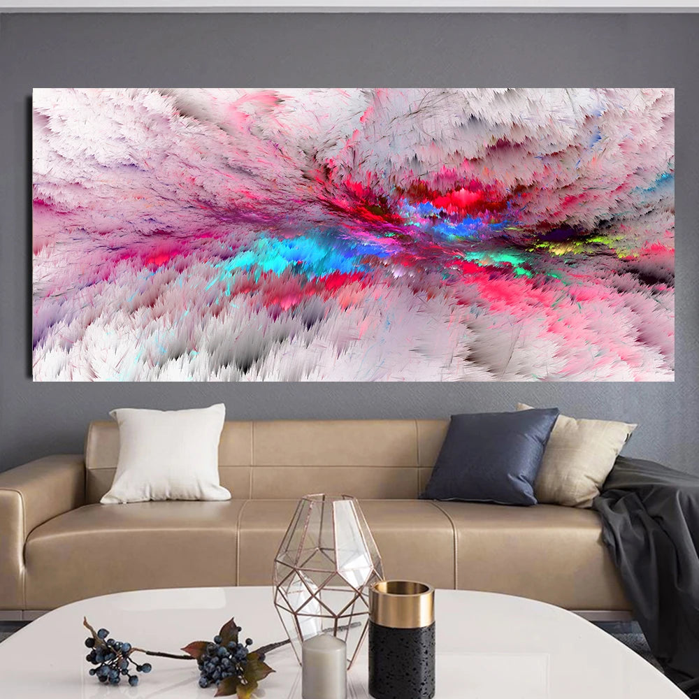 Modern Abstract Oil Painting Print