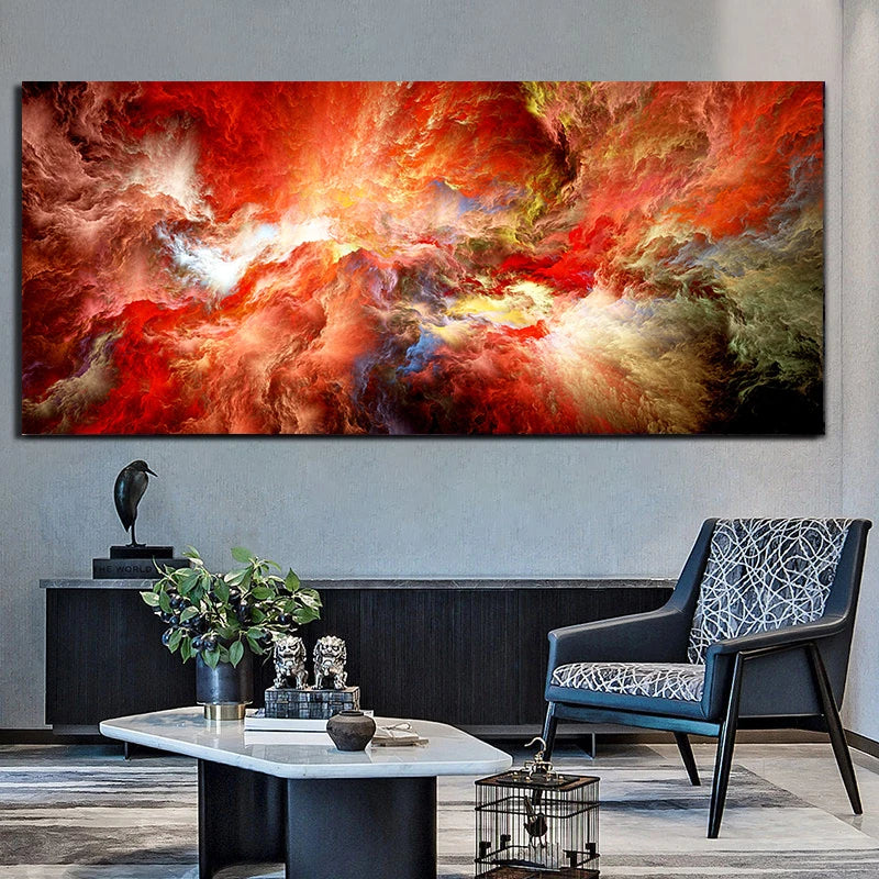 Modern Abstract Oil Painting Print