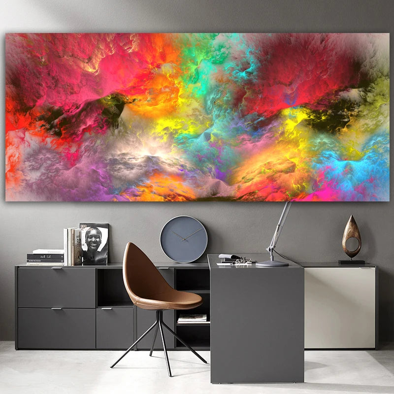 Modern Abstract Oil Painting Print