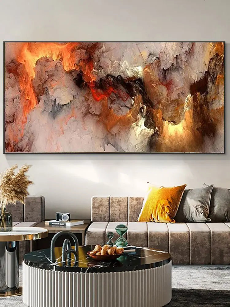 Modern Abstract Oil Painting Print